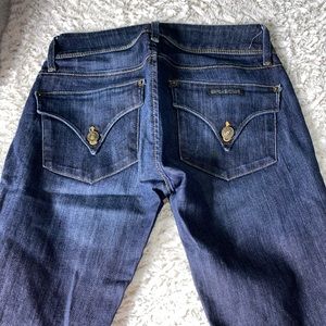Hudson’s straight leg jeans